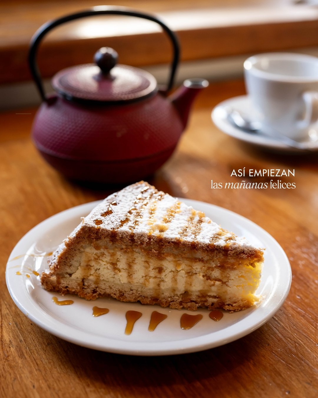 Cheesecake con caramelo